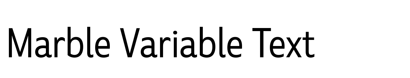 Marble Variable Text